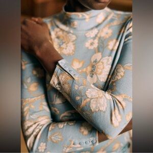 Sézane Felix Jumper size Medium Rama All Over Print